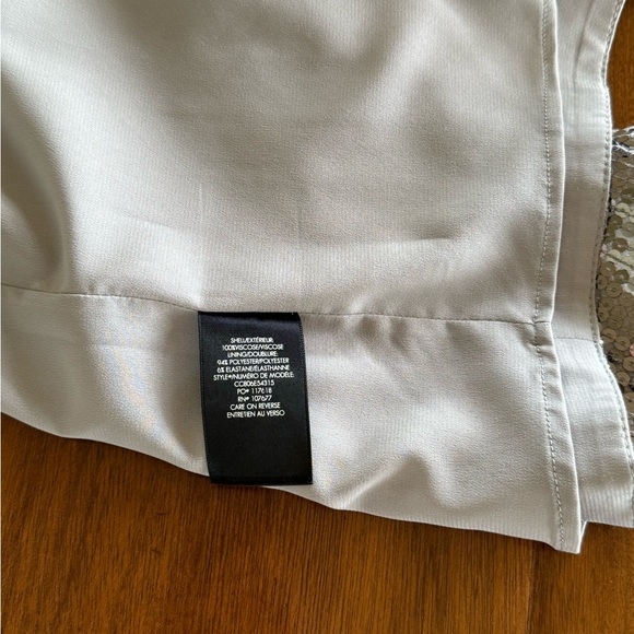 Alice + Olivia Sequin Gunmetal Silver Skirt 10 - Picture 8 of 13